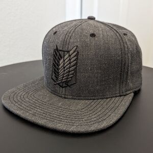 Attack on Titan Grey Snap Back
